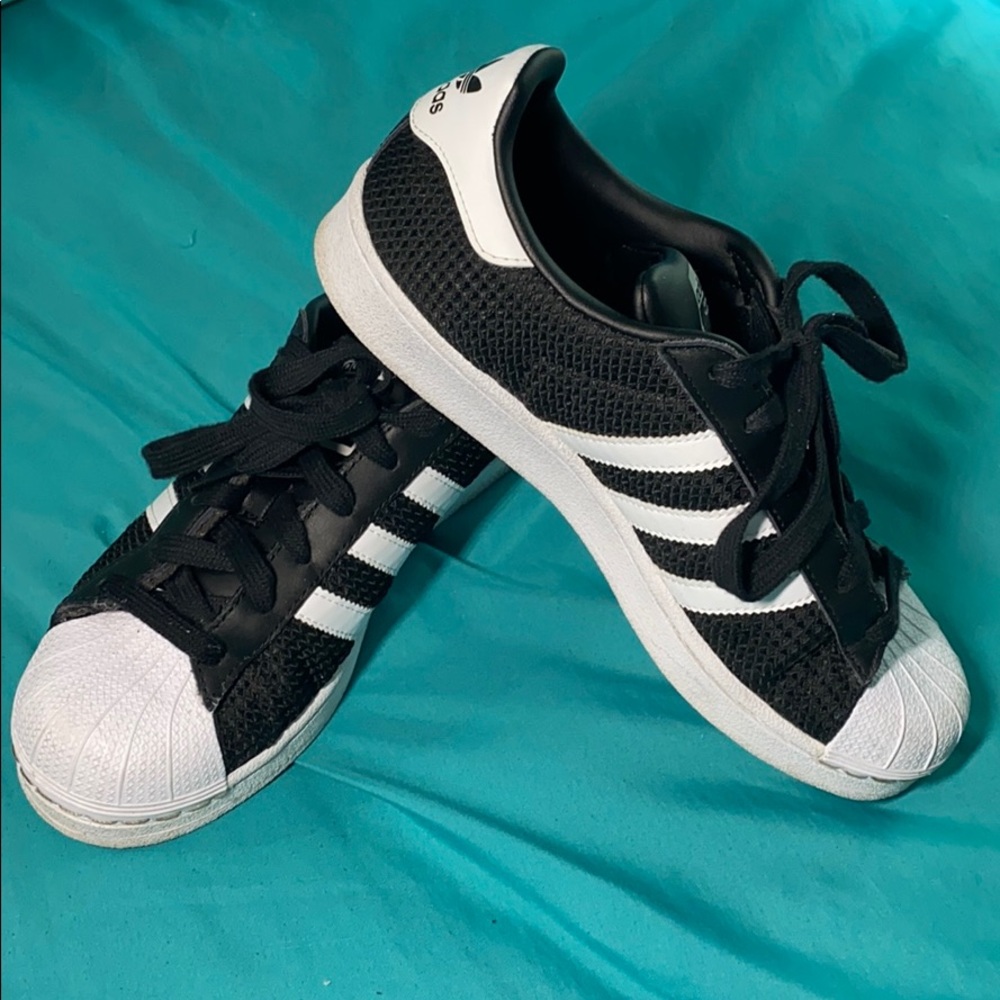 Mens Adidas Originals Superstar black/white
